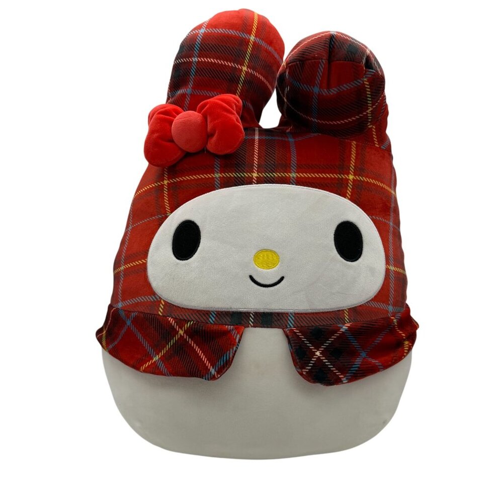 My Melody Sanrio Squishmallow Plaid tartan‎ Bunny Hello Kitty 18" large